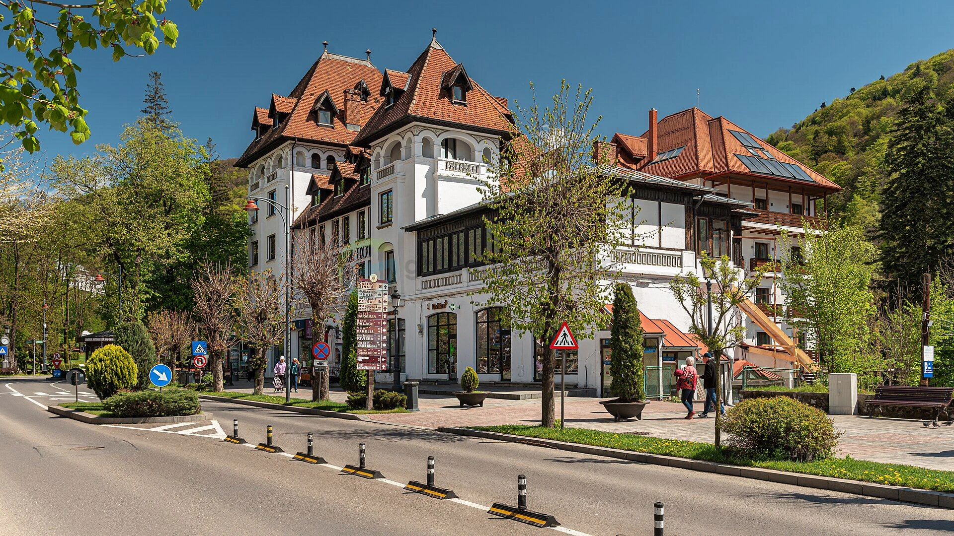 centrul orasului sinaia