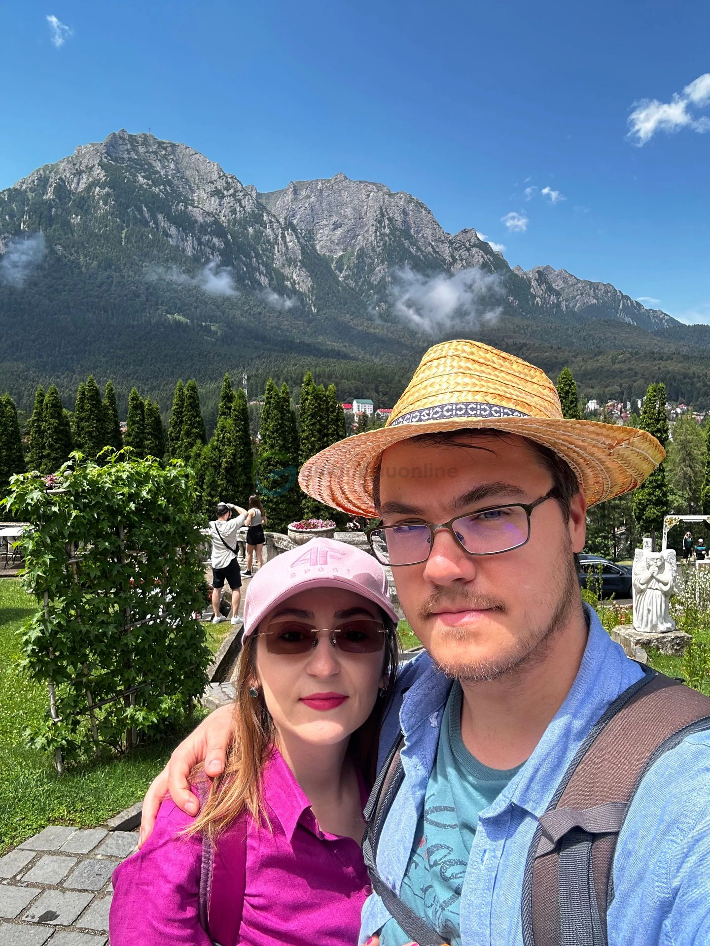 eu si sotul meu la busteni