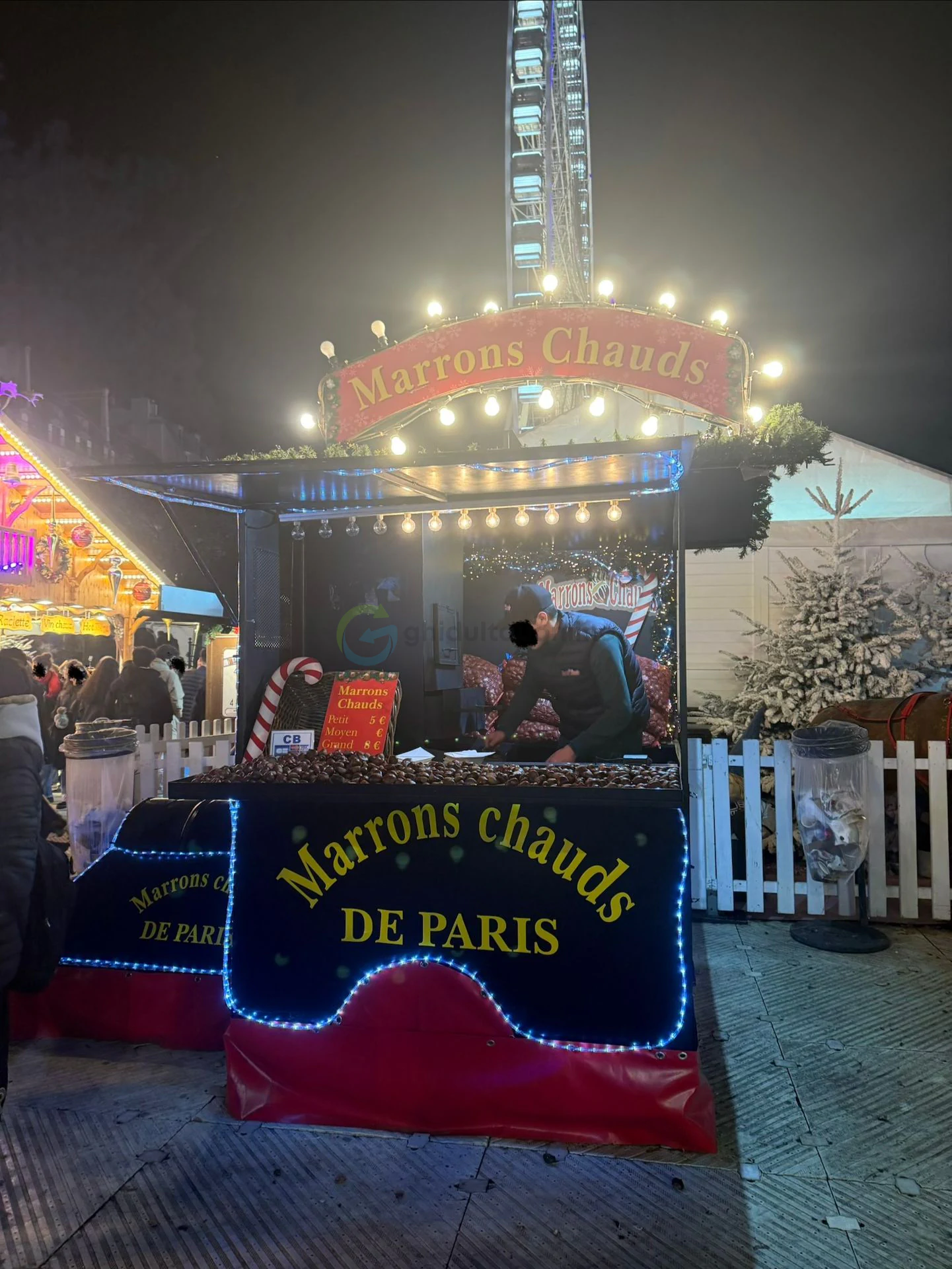 Christmas market Jardin des Tuileries Paris
