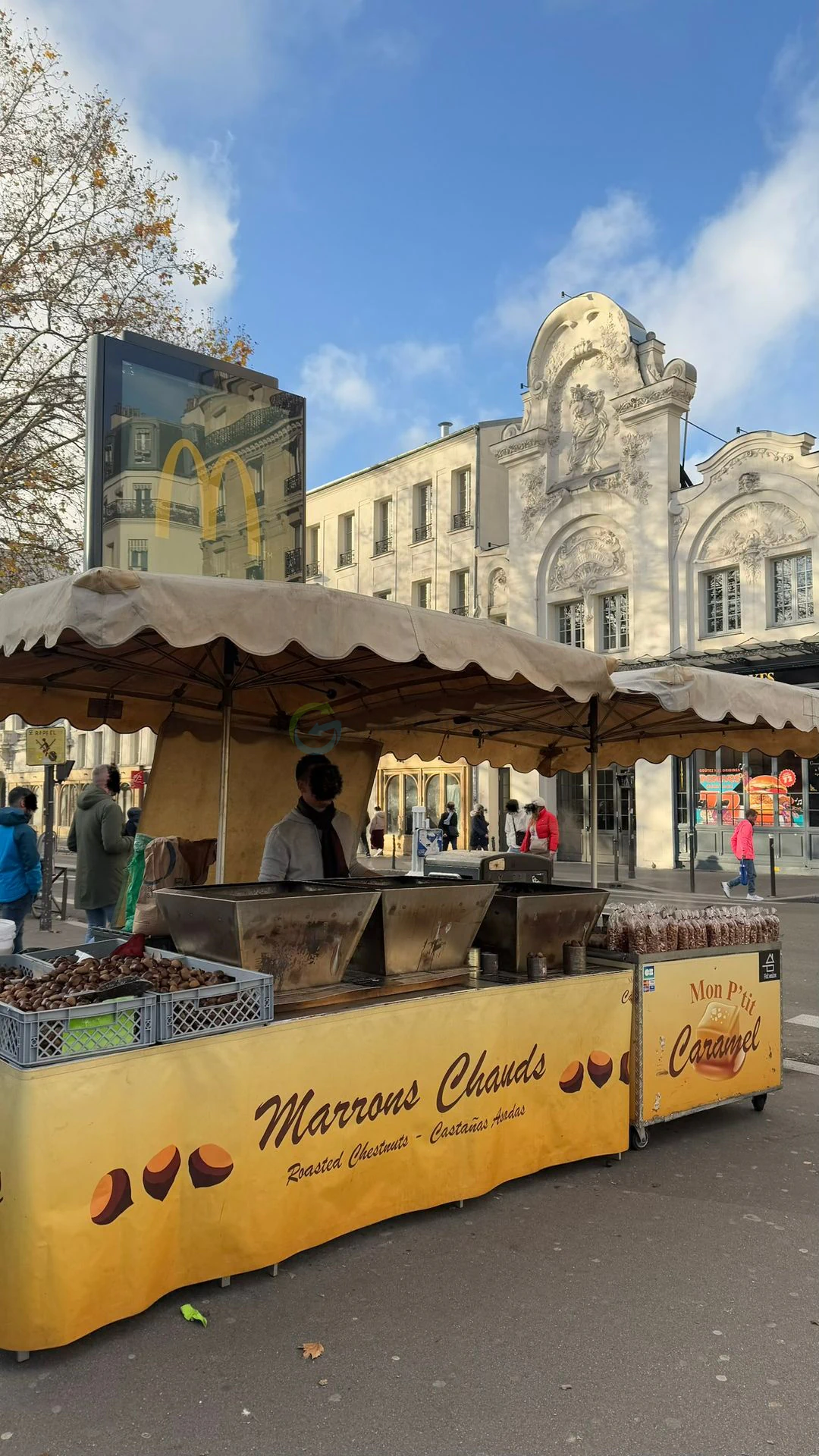 Castane coapte Paris